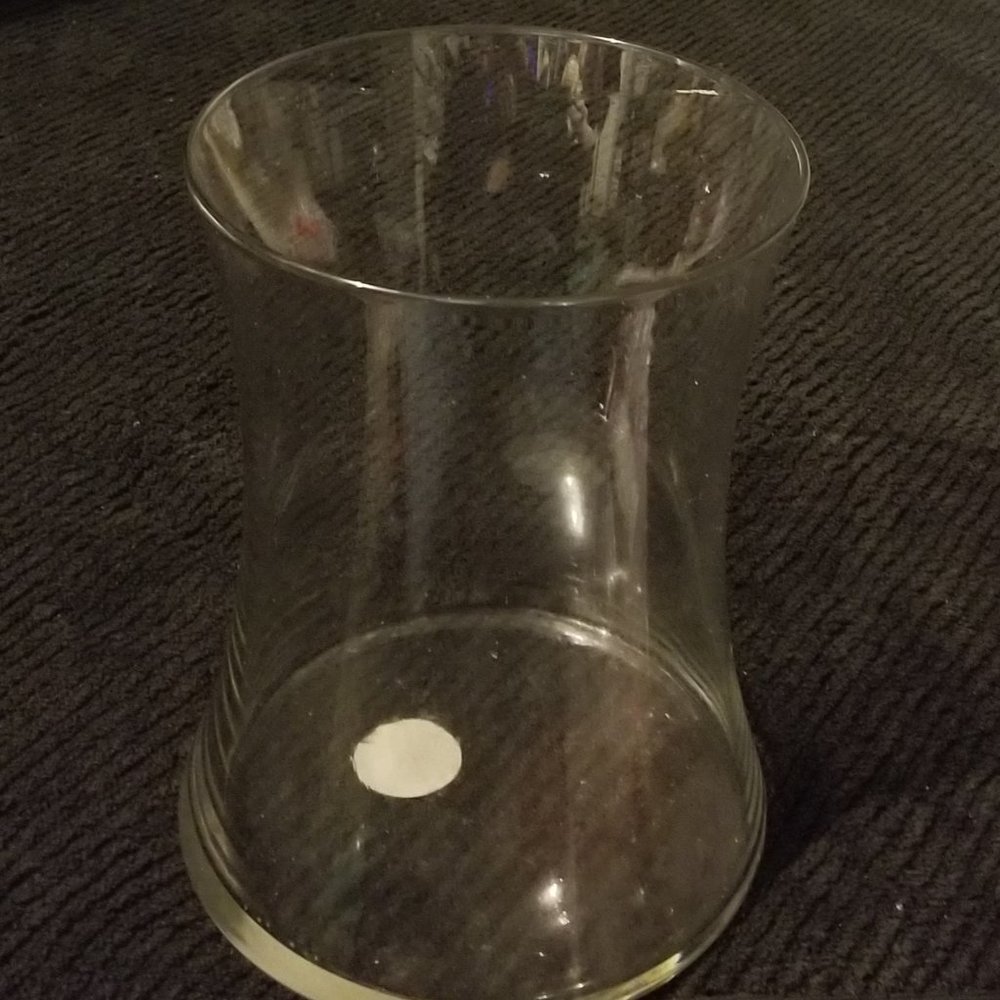 Cylinder Look Glass Vase Made in USA